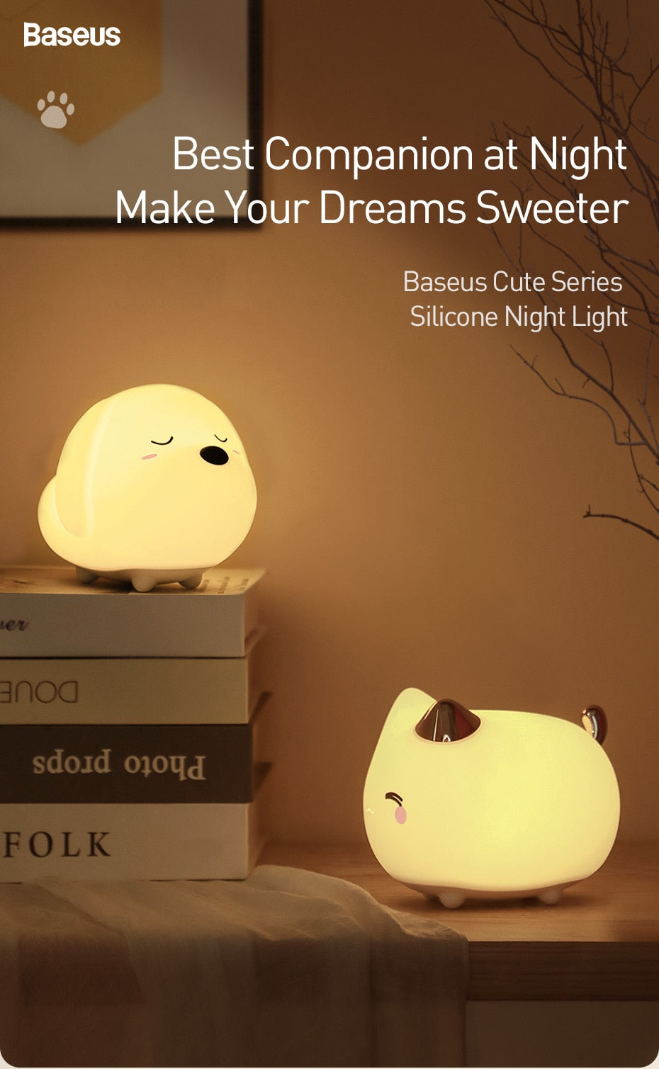Baseus Love Cute Series Led Night Light