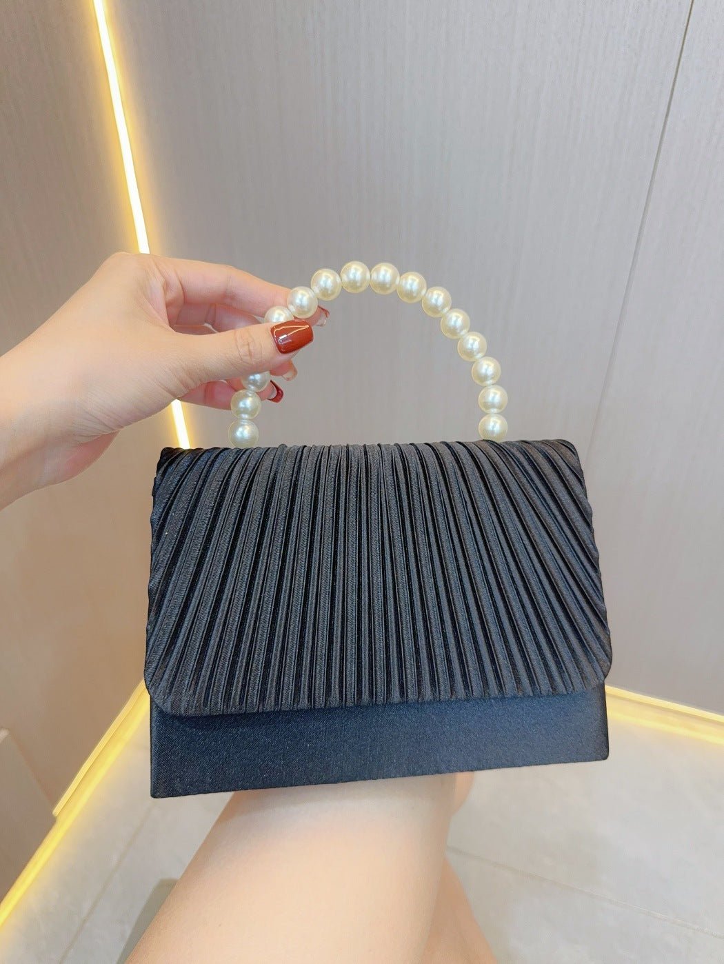 Women's Fashion Pleated Evening Bag